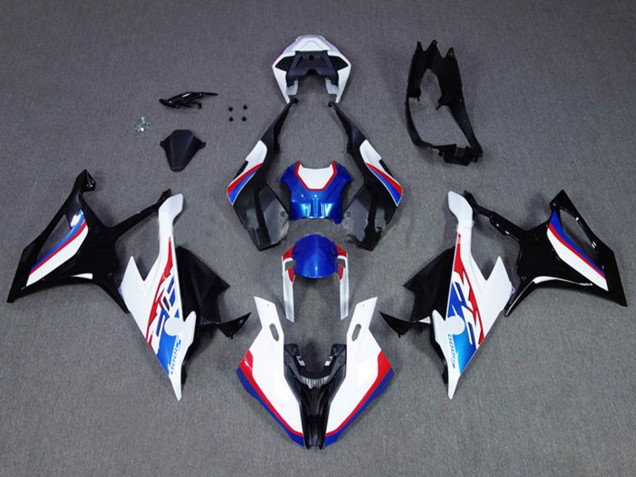Online Azul Blanco Rojo Carenado Moto BMW S1000RR 2019-2022
