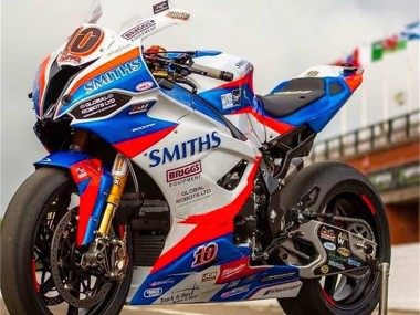 Online Blanco Azul Rojo Smiths Carenado Moto BMW S1000RR 2019-2022