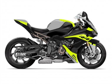 Online Negro Amarillo Gris Carenado Moto BMW S1000RR 2019-2022