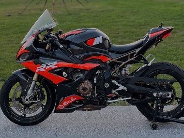 Online Rojo Negro Carenado Moto BMW S1000RR 2019-2022