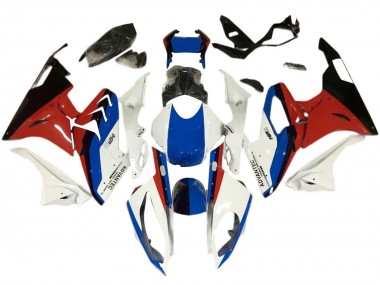 Online Blanco Azul Rojo Negro Carenado Moto BMW S1000RR 2017-2018