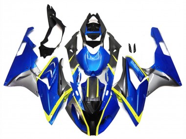 Online Plata Azul Amarillo Carenado Moto BMW S1000RR 2017-2018