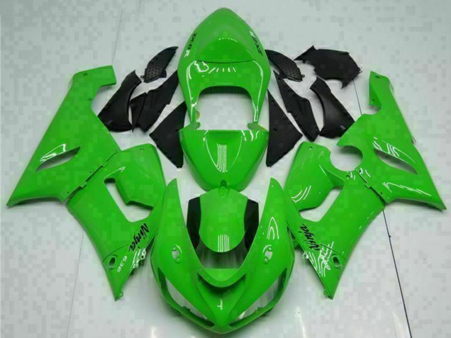 Online Verde Carenados Moto Kawasaki ZX6R 2005-2006