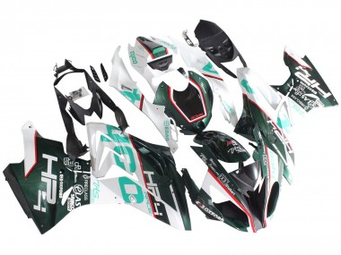 Online Blanco Verde Carenado Moto BMW S1000RR 2017-2018