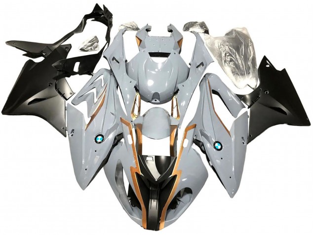Online Nardo Gris Negro Mate Carenado Moto BMW S1000RR 2017-2018