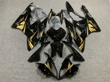 Online Negro Brillante Oro Carenado Moto BMW S1000RR 2015-2016