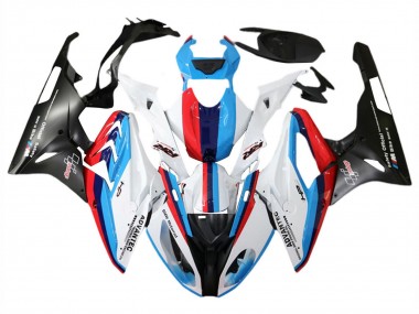 Online Blanco Rojo Azul Negro Mate Carenados Moto BMW S1000RR 2015-2016