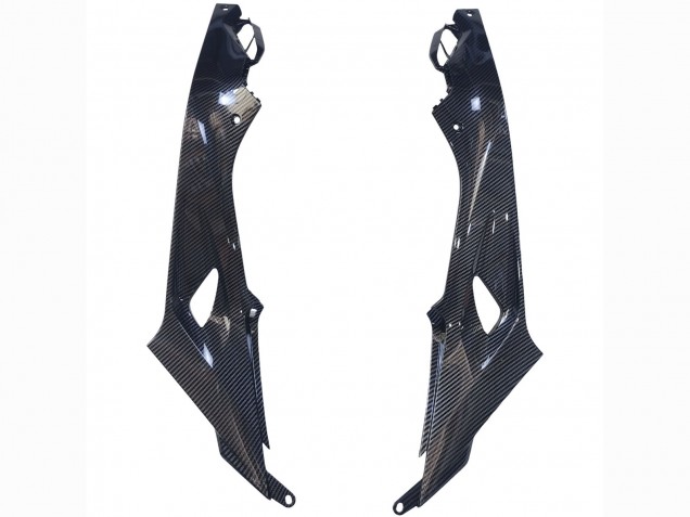 Online Blanco Azul Negro FibraCarbono Carenado Moto BMW S1000RR 2015-2016