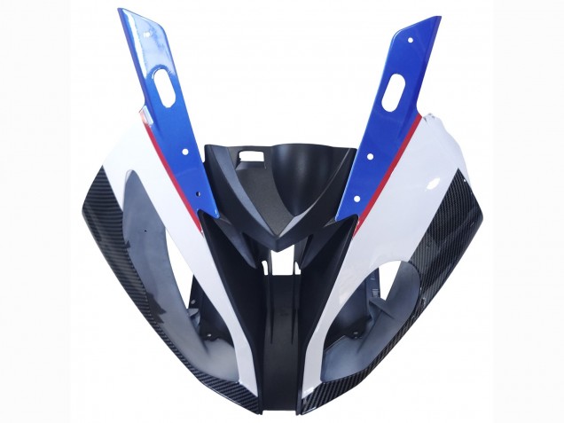 Online Blanco Azul Negro FibraCarbono Carenado Moto BMW S1000RR 2015-2016