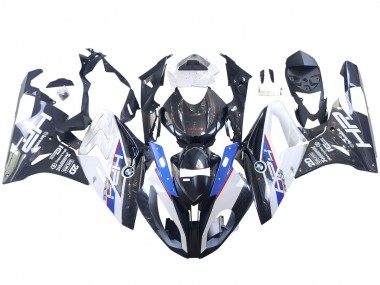 Online Blanco Azul Negro FibraCarbono Carenado Moto BMW S1000RR 2015-2016