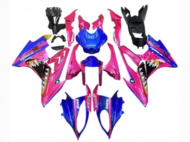Online Rosa Azul Tiburón Carenado Moto BMW S1000RR 2015-2016