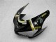 Online Negro Brillante Blanco Oro Lucky Strike Carenado Moto Kawasaki ZX6R 2005-2006