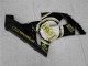Online Negro Brillante Blanco Oro Lucky Strike Carenado Moto Kawasaki ZX6R 2005-2006
