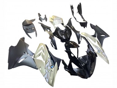 Online Plata Negro Brillante Negro Mate Carenados Moto BMW S1000RR 2015-2016
