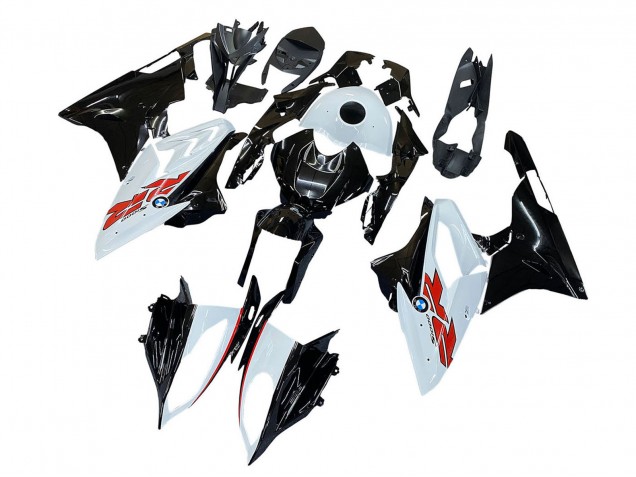 Online Blanco Negro FibraCarbono Carenado Moto BMW S1000RR 2015-2016