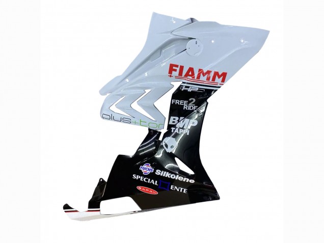 Online Blanco Negro Brillante Fiamm Carenado Moto BMW S1000RR 2015-2016