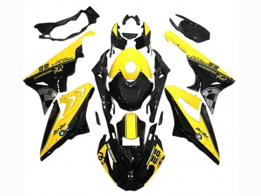 Online Amarillo Negro Carenado Moto BMW S1000RR 2015-2016