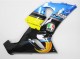 Online Azul Amarillo Negro Tiburón Carenado Moto Kawasaki ZX6R 2005-2006