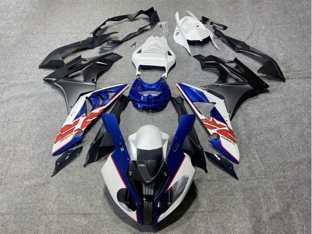 Online Blanco Rojo Azul Negro RR Carenado Moto BMW S1000RR 2009-2014