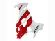 Online Blanco Rojo Carenado Moto Suzuki GSX600F/GSX750F 2004-2006