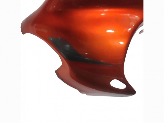 Online Burnt Naranja Blanco Logo Carenado Moto Suzuki GSX600F/GSX750F 2004-2006