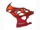 Online Burnt Naranja Blanco Logo Carenado Moto Suzuki GSX600F/GSX750F 2004-2006