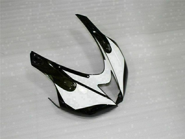 Online Negro Blanco Carenado Moto Kawasaki ZX6R 2007-2008