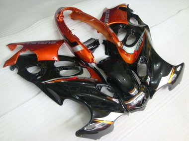 Online Negro Brillante Naranja Carenado Moto Suzuki GSX600F/GSX750F 2004-2006