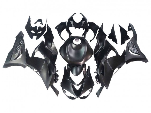 Online Negro Mate Carenados Moto Kawasaki ZX6R 2023-2025