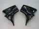 Online Negro Brillante Rojo Calcomanías Carenado Moto Honda CBR600RR 2003-2004