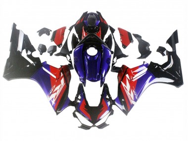Online Rojo Azul Negro Brillante Carenado Moto Honda CBR1000RR 2017-2023