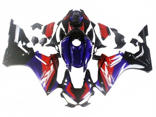 Online Rojo Azul Negro Brillante Carenado Moto Honda CBR1000RR 2017-2023