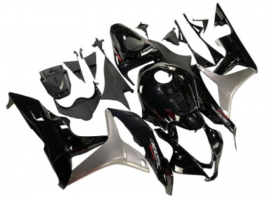 Online Plata Negro Brillante Kits Carenados Moto Honda CBR600RR 2007-2008