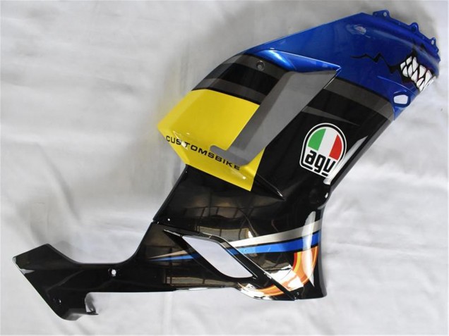 Online Azul Tiburón Carenado Moto Kawasaki ZX6R 2007-2008