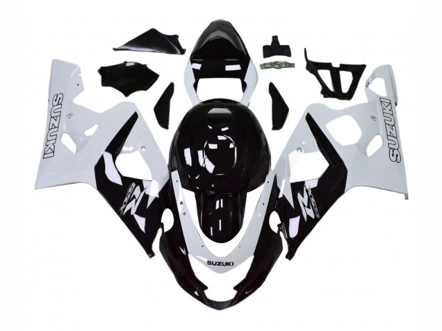 Online Blanco Negro Carenado Moto Suzuki GSXR 600 / GSXR 750 2004-2005