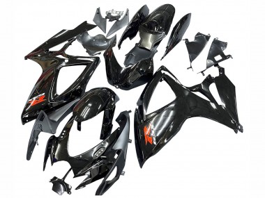 Online Negro Brillante Plata Rojo Carenado Moto Suzuki GSXR 600 / GSXR 750 2006-2007