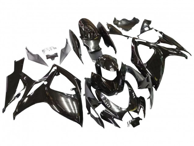 Online Negro Brillante Carenado Moto Suzuki GSXR 600 / GSXR 750 2006-2007