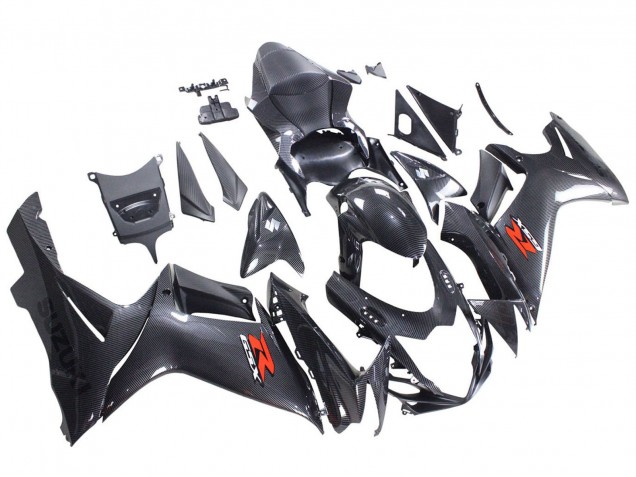 Online Negro FibraCarbono Rojo Carenado Moto Suzuki GSXR 600 / GSXR 750 2011-2024