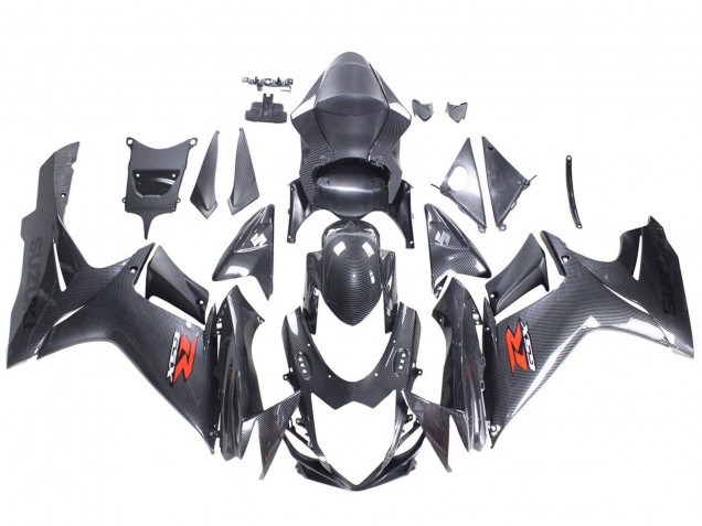 Online Negro FibraCarbono Rojo Carenado Moto Suzuki GSXR 600 / GSXR 750 2011-2024