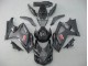 Online Negro Mate Negro Brillante Carenado Moto Suzuki GSXR 1000 2007-2008