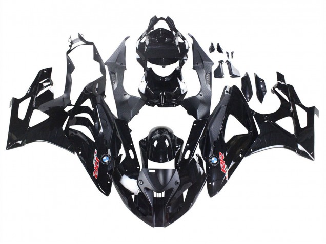 Online Negro Brillante Carenados Moto BMW S1000RR 2009-2014