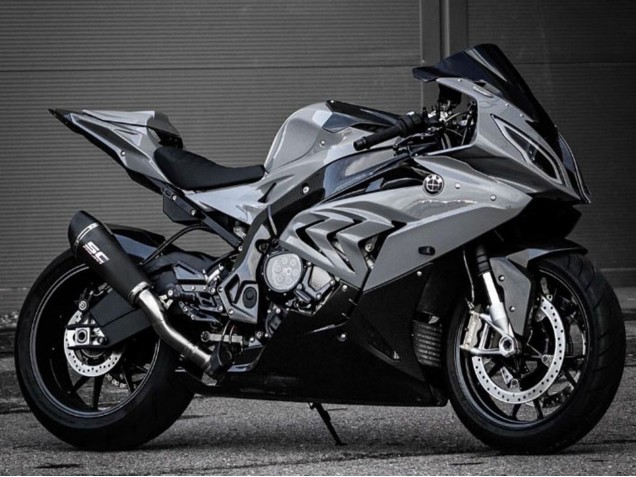 Online Gris FibraCarbono Carenado Moto BMW S1000RR 2015-2016