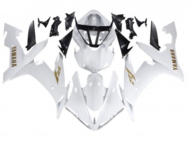 Online Blanco Oro Calcomanías Carenado Moto Yamaha YZF 1000 R1 2004-2006