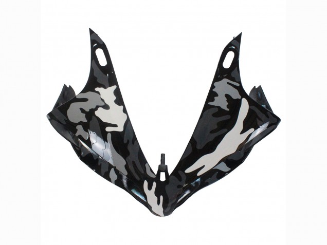 Online Gris Blanco Camouflage Tiburón Carenado Moto Yamaha YZF 1000 R1 2007-2008
