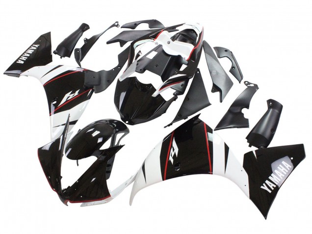 Online Blanco Rojo Negro Brillante Carenados Moto Yamaha YZF 1000 R1 2012-2014
