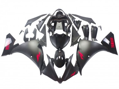 Online Negro Brillante Negro Mate Rojo Carenado Moto Yamaha YZF 1000 R1 2012-2014
