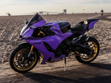 Online Púrpura Negro Brillante Carenado Moto Yamaha YZF 1000 R1 2020-2025