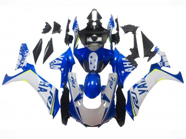 Online Blanco Azul Neon Amarillo Negro Brillante Carenado Moto Yamaha YZF 1000 R1 2020-2025