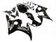 Online Negro Brillante Blanco Calcomanías Carenado Moto Yamaha YZF R6S 2006-2009
