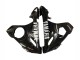 Online Negro Brillante Blanco Calcomanías Carenado Moto Yamaha YZF R6S 2006-2009
